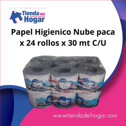PAPEL HIGIENICO NUBE X 30MT...