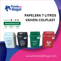 PAPELERA 7 LITROS VAIVEN