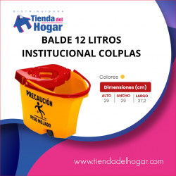 BALDE ESCURRIDOR 12 LITROS...