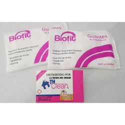 GUANTE TRANSPARENTE PQ X100