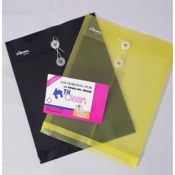 CARPETA PLASTICA CON HILO