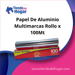 PAPEL ALUMINIO ROLLO  X 100...