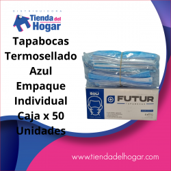 TAPABOCAS TERMOSELLADO AZUL...